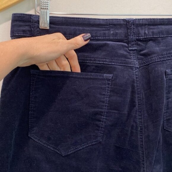 Contemporaine for Simons pants CORDUROY PANTs Size 12 TALLSLIM-FIT VELVET - Picture 10 of 14